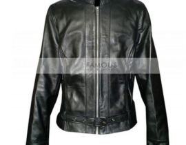 Sons of Anarchy Katey Sagal Black Biker Jacket