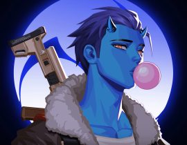 Cyberpunk Avatar Blue