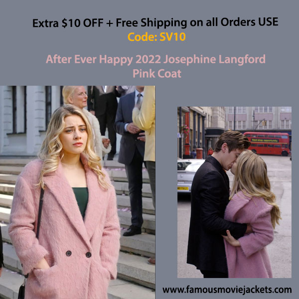 After Ever Happy 2022 Josephine Langford Pink Coat