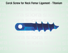 Corck Screw for Neck Femur Ligament – Titanium