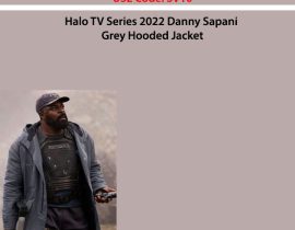Halo TV Series 2022 Danny Sapani Grey Hooded Jacket