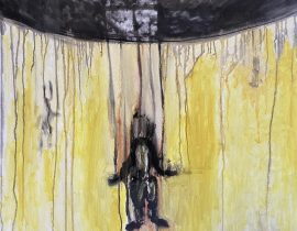 q8io / lonely hanging from the edge of the world – {$M} Painting