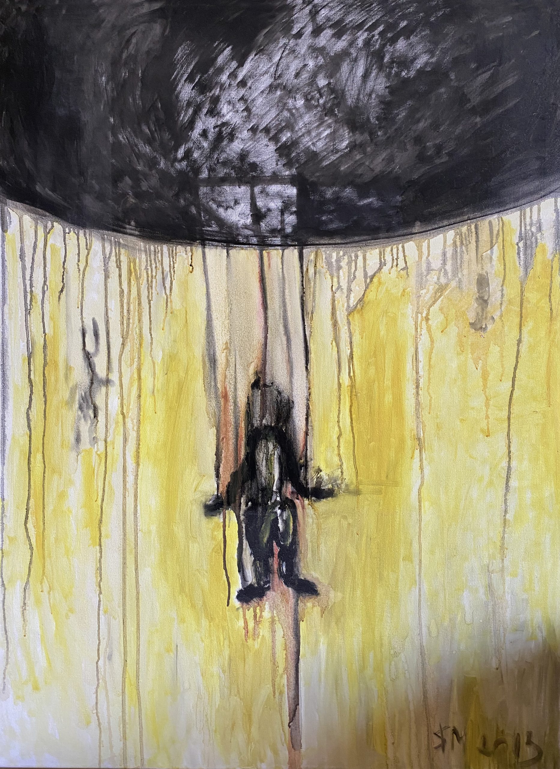 q8io / lonely hanging from the edge of the world – {$M} Painting