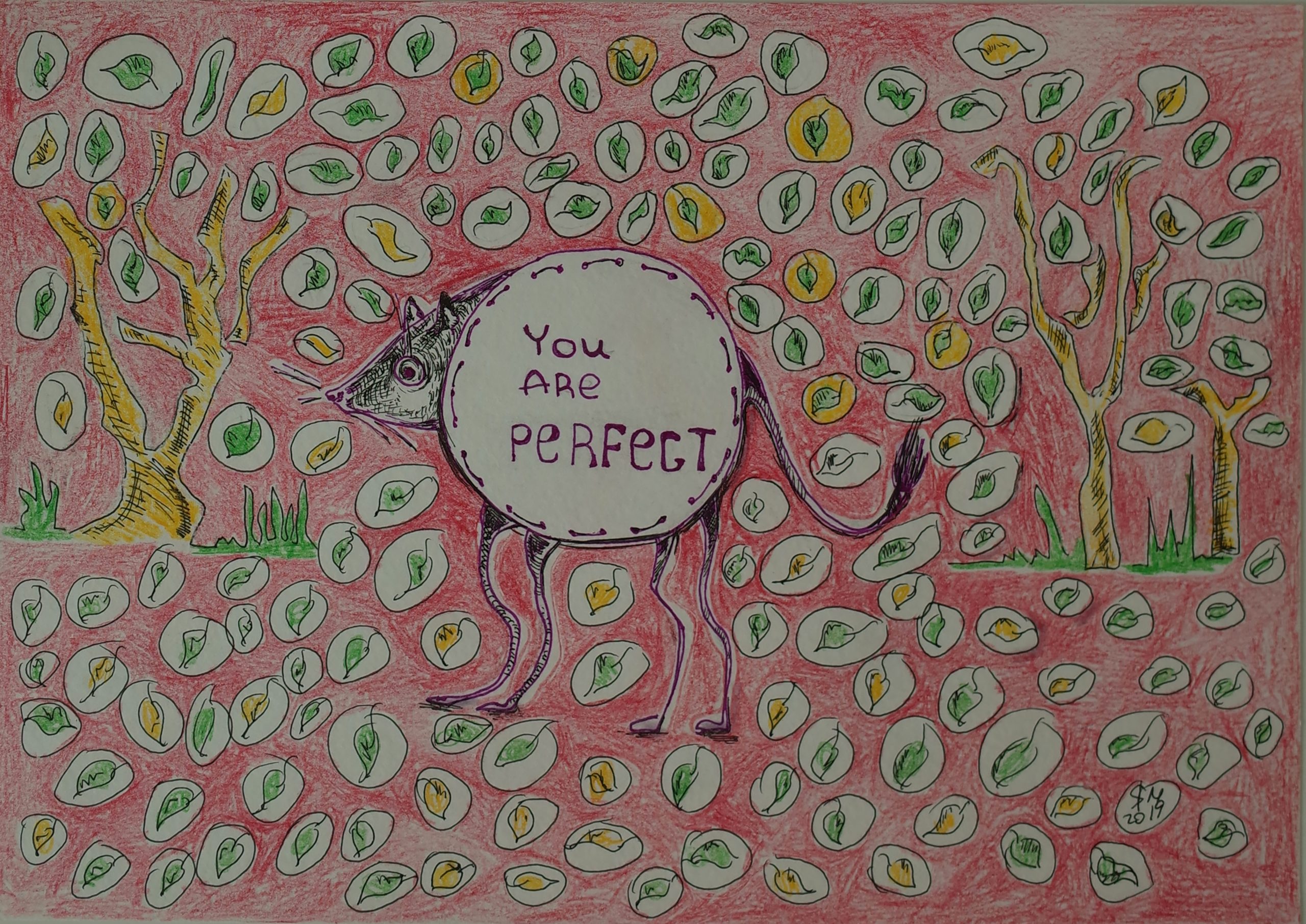 893j4 / You are perfect – {$M} Drawing