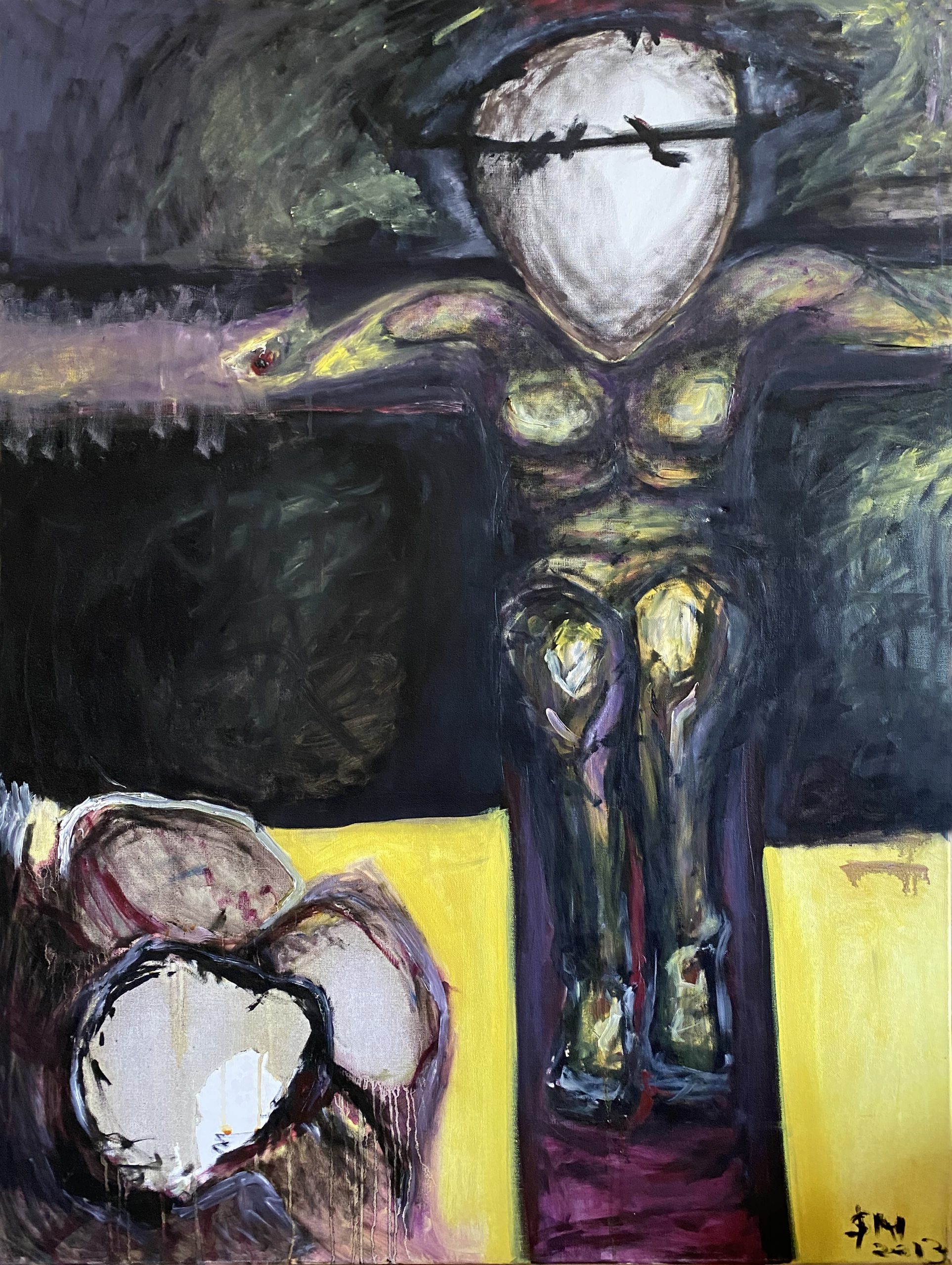 v3-2 / Crucifix – {$M} Painting