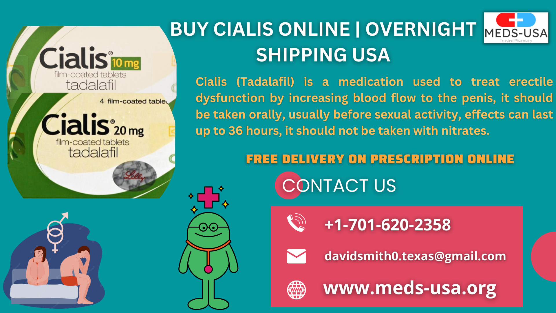 Order Cialis 20mg Online Without Prescription