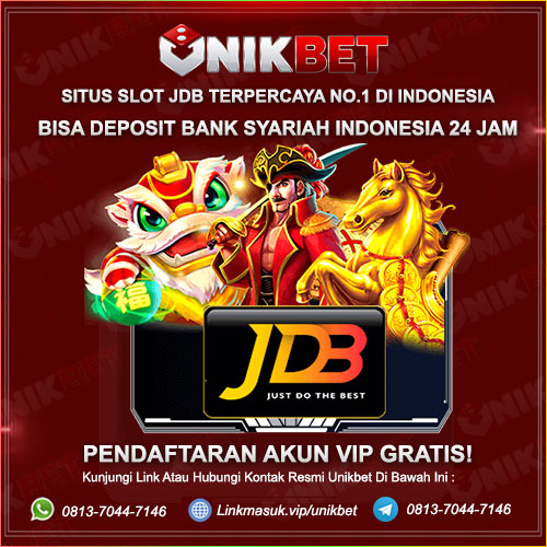 Situs Slot JDB Bank Syariah Indonesia Terpercaya