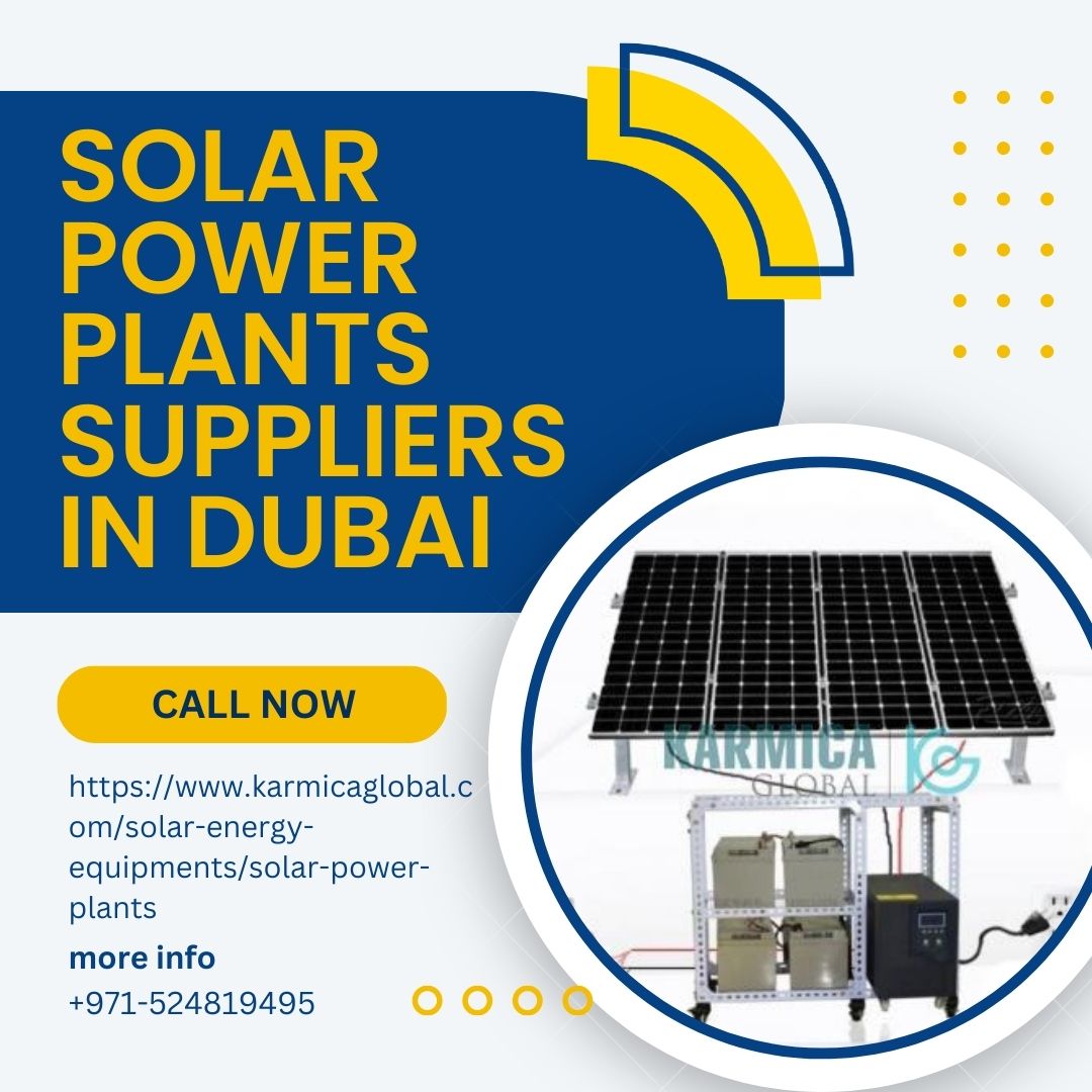 Solar Power Plants Suppliers in Dubai