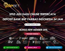 IDEBET : Judi Dadu Online Bank BNP Paribas Indonesia.jpg