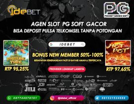 IDEBET Agen Slot PG Soft Deposit Pulsa Telkomsel Tanpa Potongan