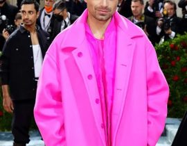Sebastian Stan Met Gala 2022 Pink Coat