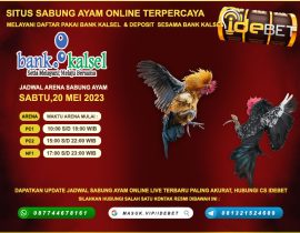 IDEBET Situs Sabung Ayam Online Deposit Bank Kalsel 24 Jam