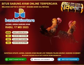 IDEBET Situs Sabung Ayam Online Deposit Bank Kaltimtara 24 Jam
