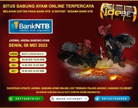 IDEBET Situs Sabung Ayam Online Deposit Bank NTB 24 Jam Terpercaya