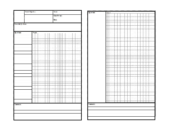 Cornell Notes