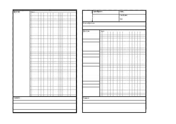 Cornell Notes