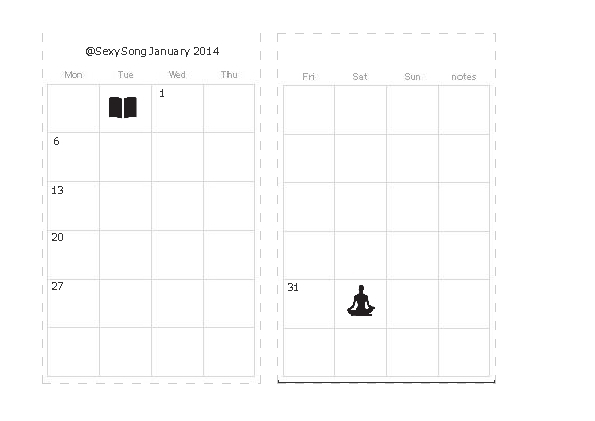 calendar Jan 2014