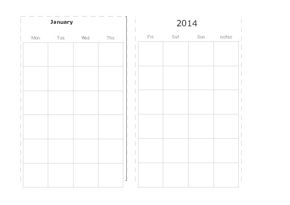 calendar Jan 2014