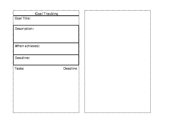 Goal Tracking