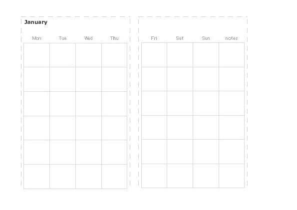 monthly template January 2014-December 2014