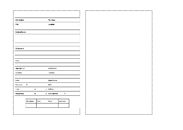 Photography exposure notes