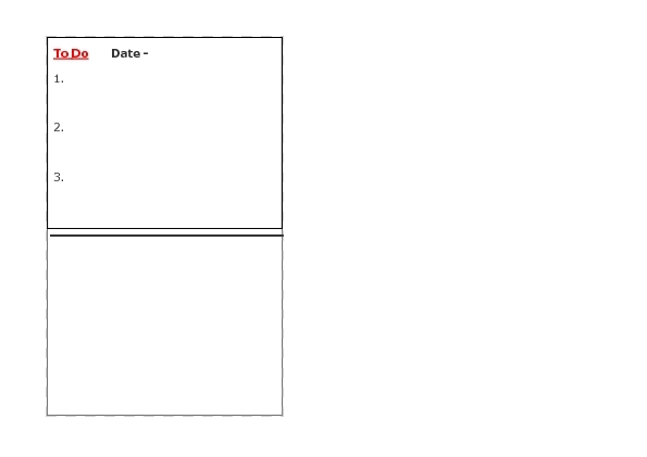 To Do List