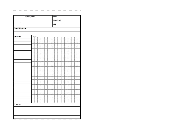 Cornell Notes