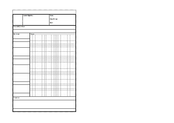 Cornell Notes