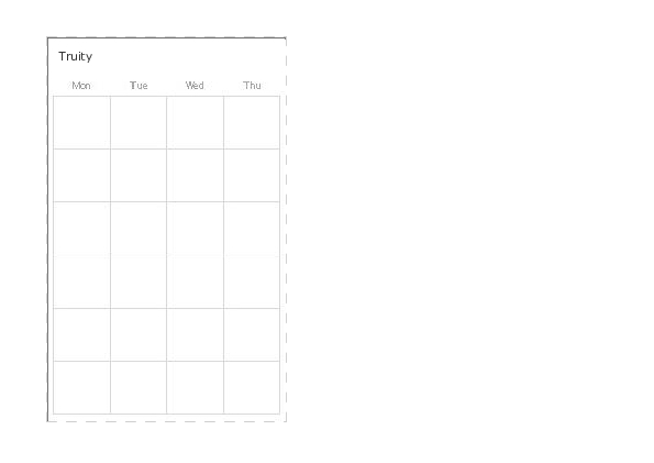 monthly calendar template