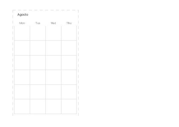 monthly calendar template