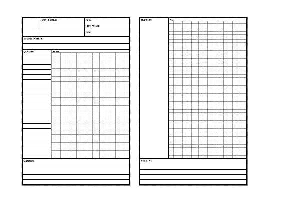 Cornell Notes