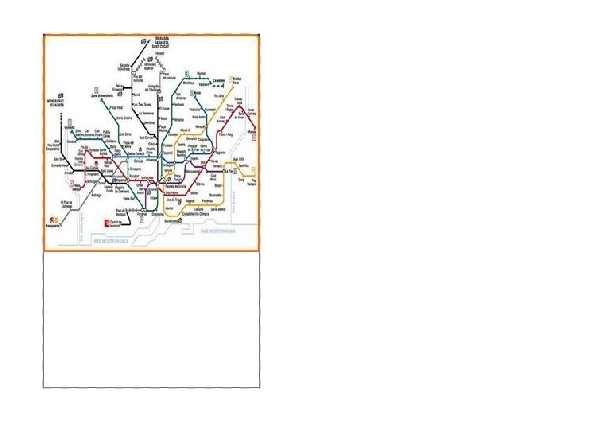 Barcelona metro map