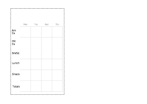 monthly calendar template