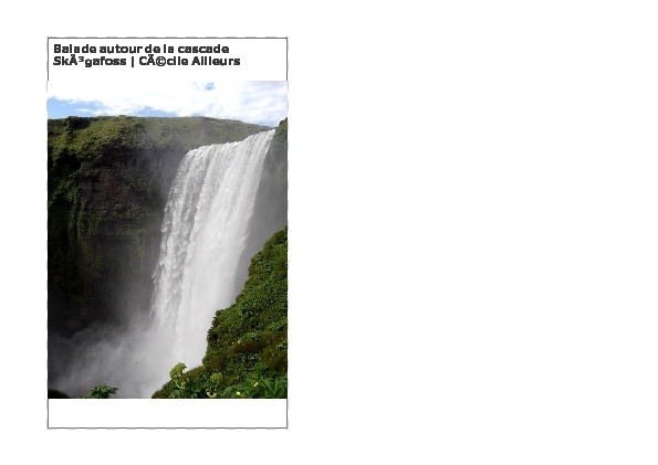 Balade autour de la cascade Skógafoss | Cécile Ailleurs