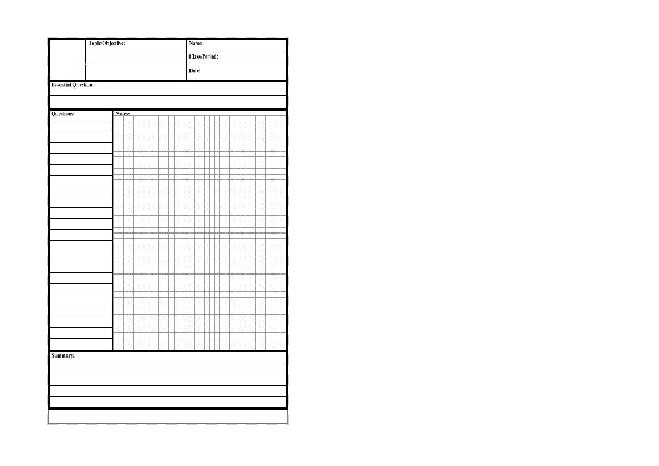 Cornell Notes