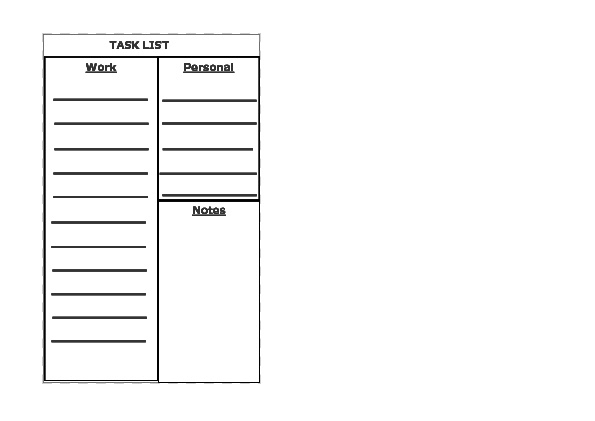 Task LIst & Meeting Notes