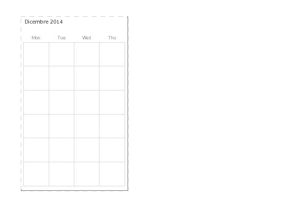 monthly calendar template