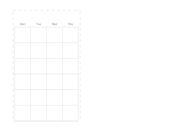 monthly calendar template