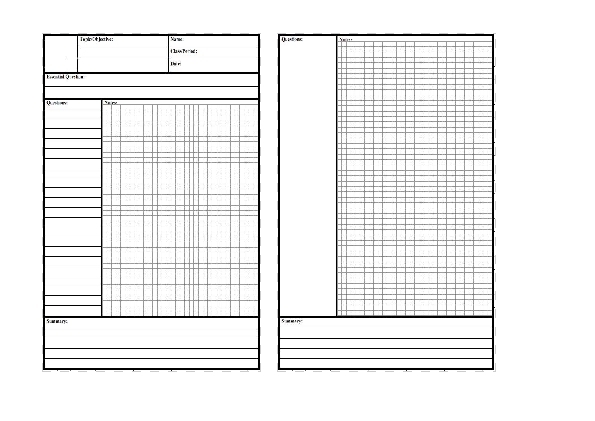 Cornell Notes