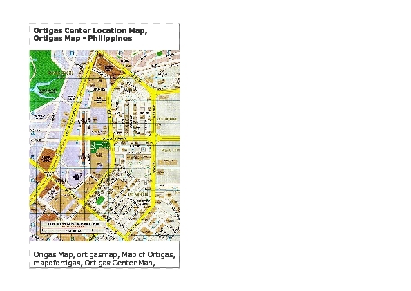 Ortigas Center Location Map, Ortigas Map – Philippines