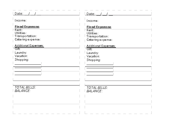 BiWeekly Paycheck Budget