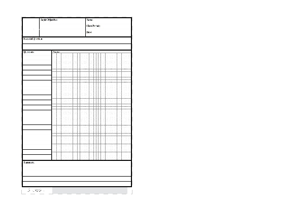 Cornell Notes