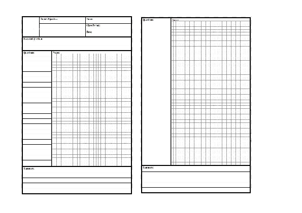 Cornell Notes