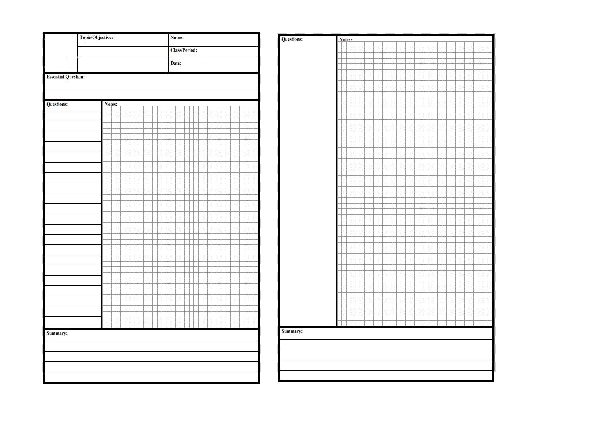 Cornell Notes