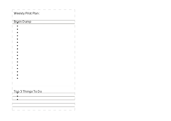 Organized Chaos Planner