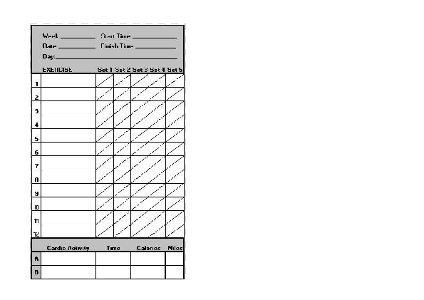 Gym Workout Schedule