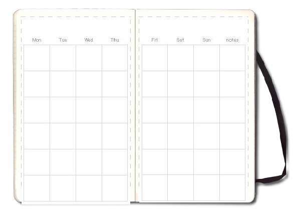 monthly calendar template