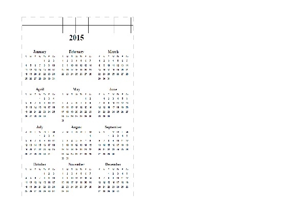 2015 – 2016 yearly calendar