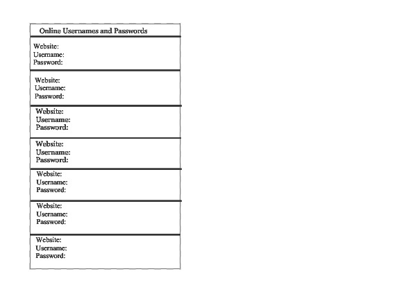 Password Pages