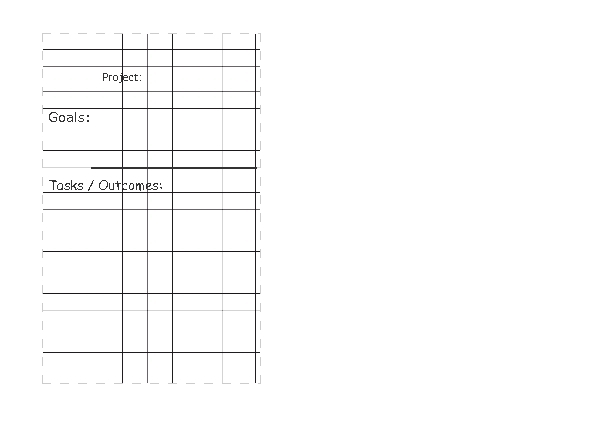 Project Worksheet